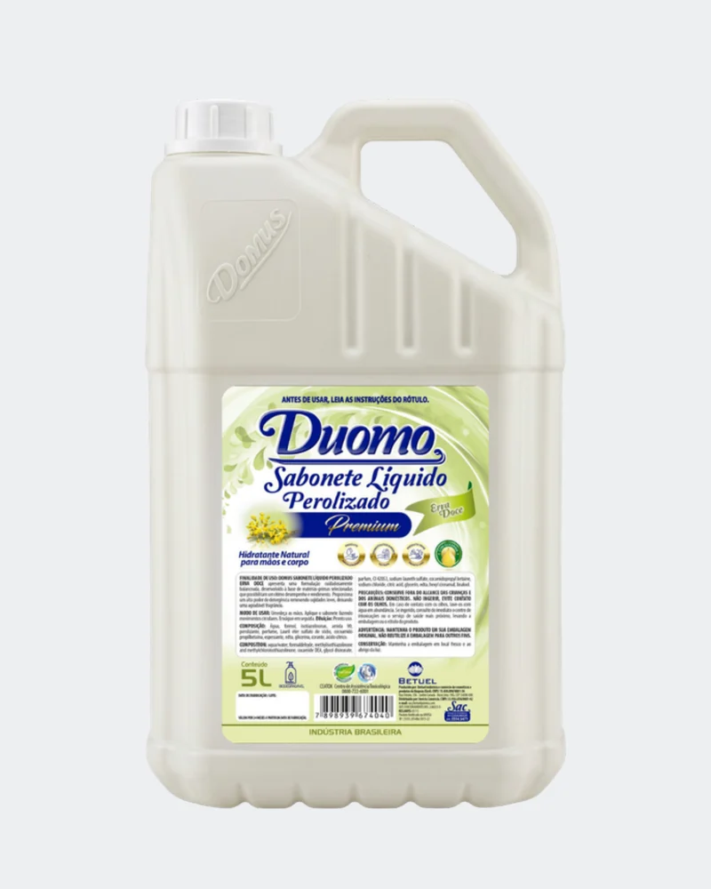 Duomo Sabonete Líquido Perolizado Erva Doce - 5L (frasco leitoso)