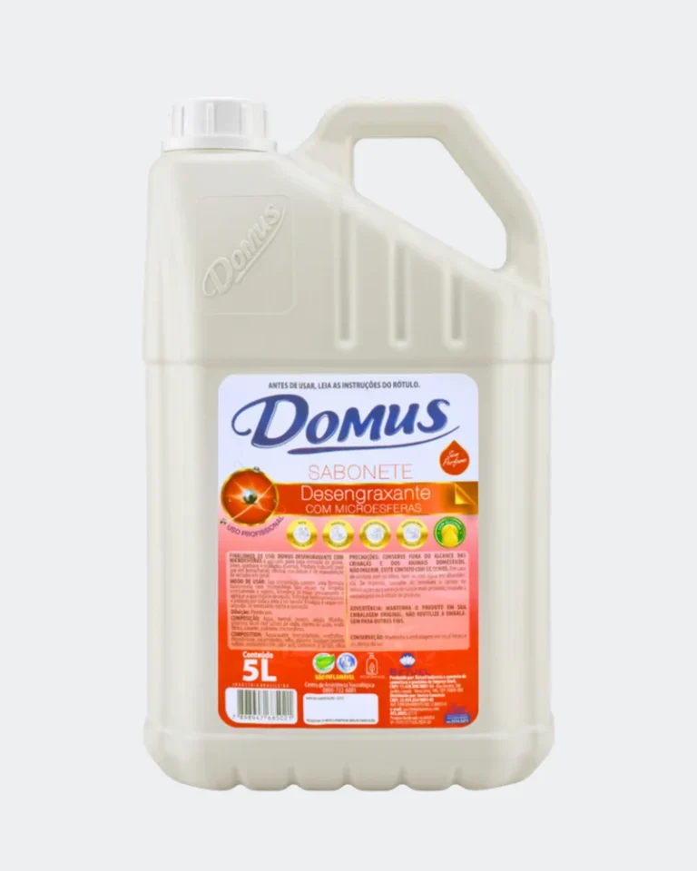 Domus Sabonete Líquido Desengraxante com Microesferas - 5L (frasco leitoso)