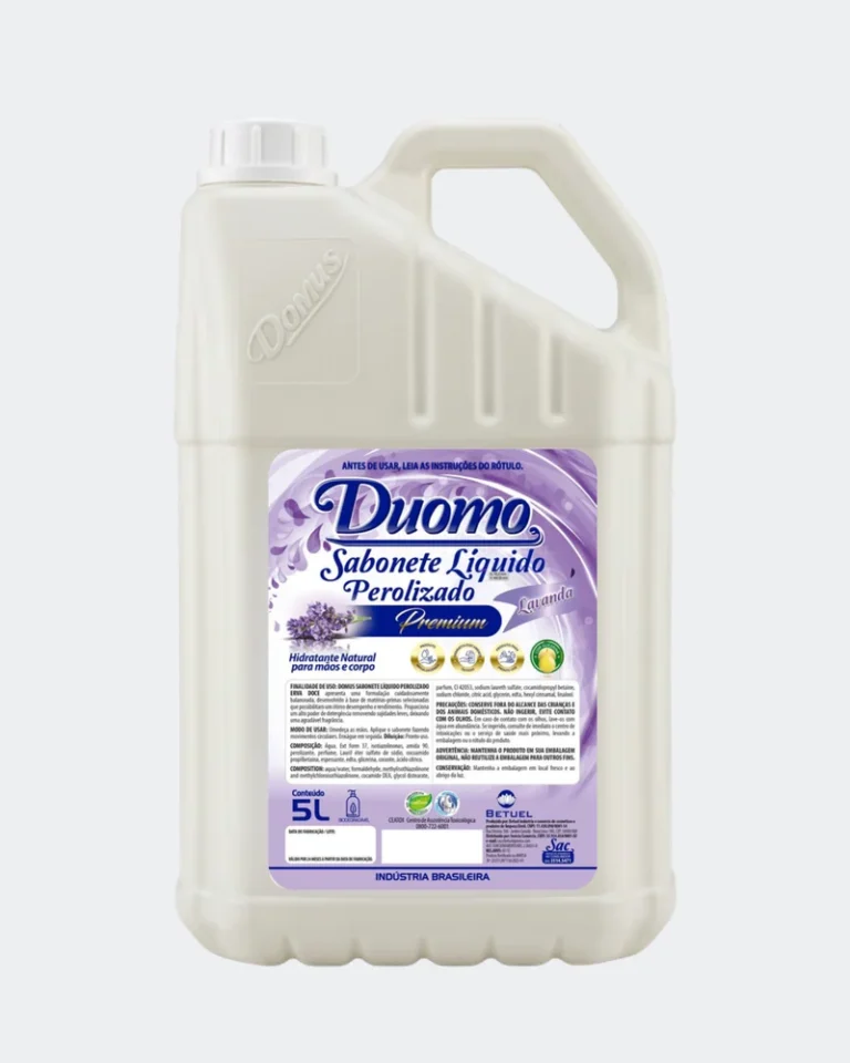 Duomo Sabonete Líquido Perolizado Lavanda - 5L (frasco leitoso)