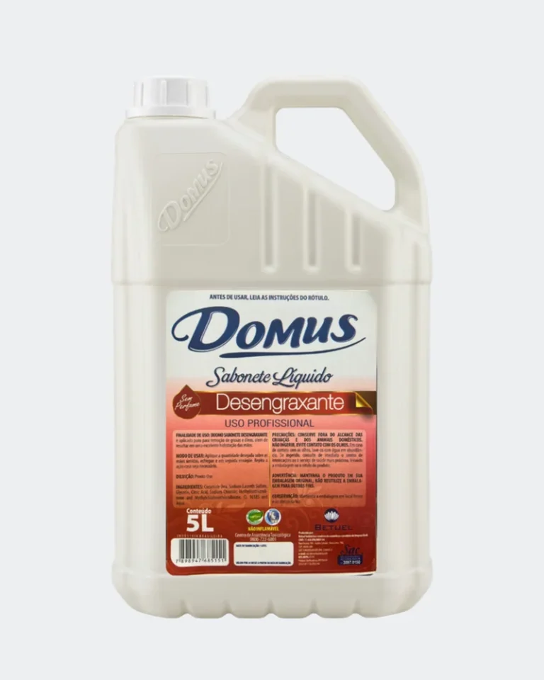 Domus Sabonete Líquido Desengraxante - 5L (frasco leitoso)