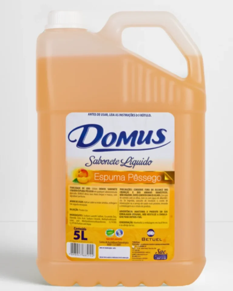 Domus Sabonete Líquido Espuma Pêssego - 5L
