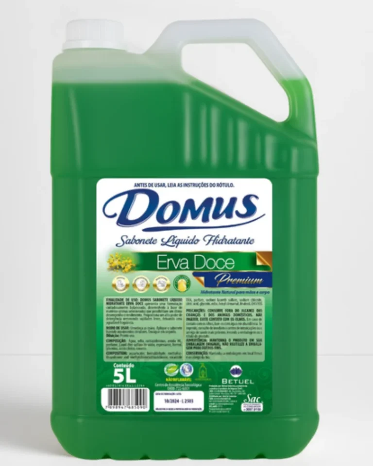 Domus Sabonete Líquido Hidratante Erva Doce - 5L