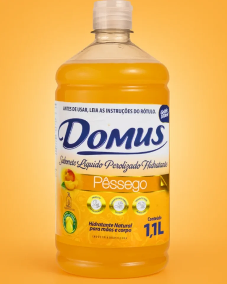 Domus Sabonete Perolizado Hidratante Pêssego - 1,1L