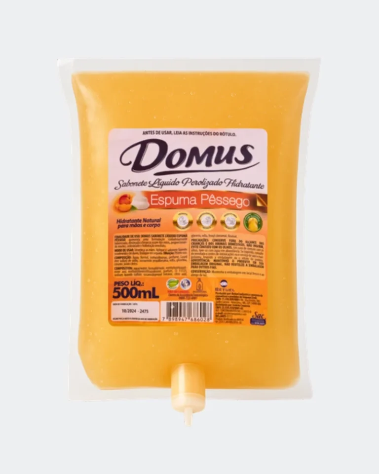 Domus Sabonete Espuma Pêssego - 500ml
